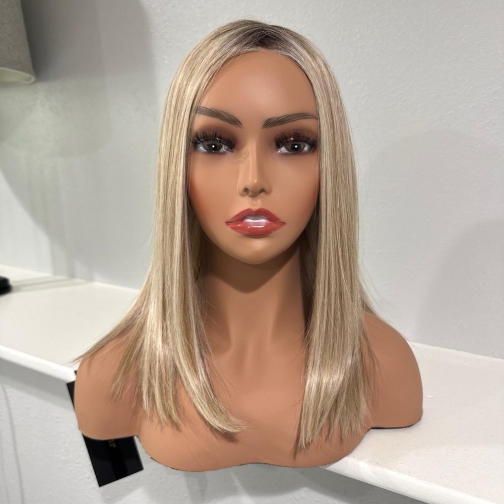 NWT Belle Tress partial hand tied “Perla” LSE 4001 in butter beer blonde R